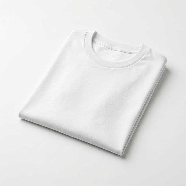 Classic Cotton Crew in White
