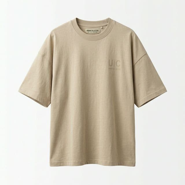 Oversized Street Tee in Desert Sand